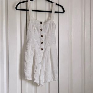 White Hollister Romper